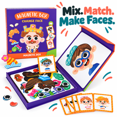 ZigToys Magnetic Puzzle Playbook Set