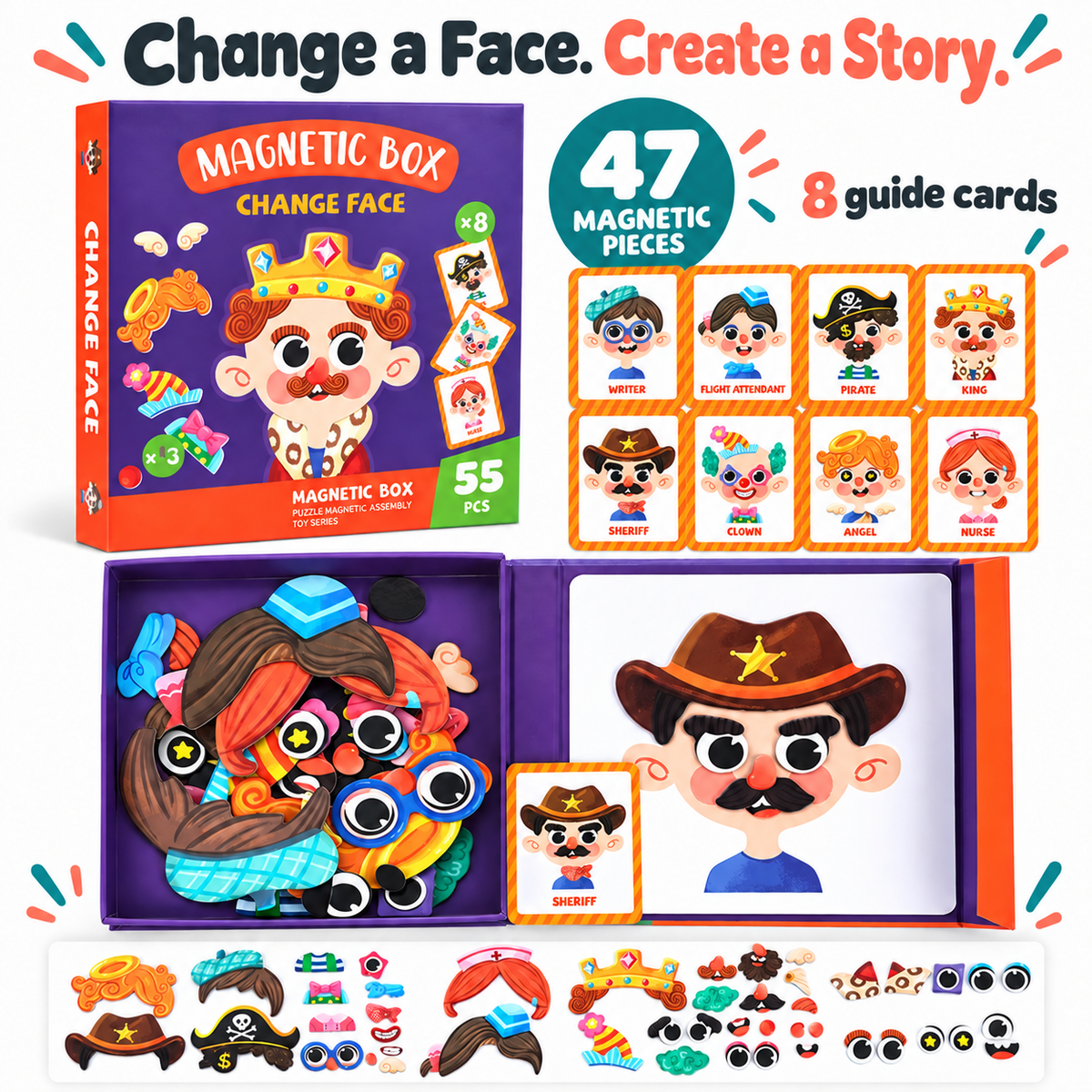 Change face set contents