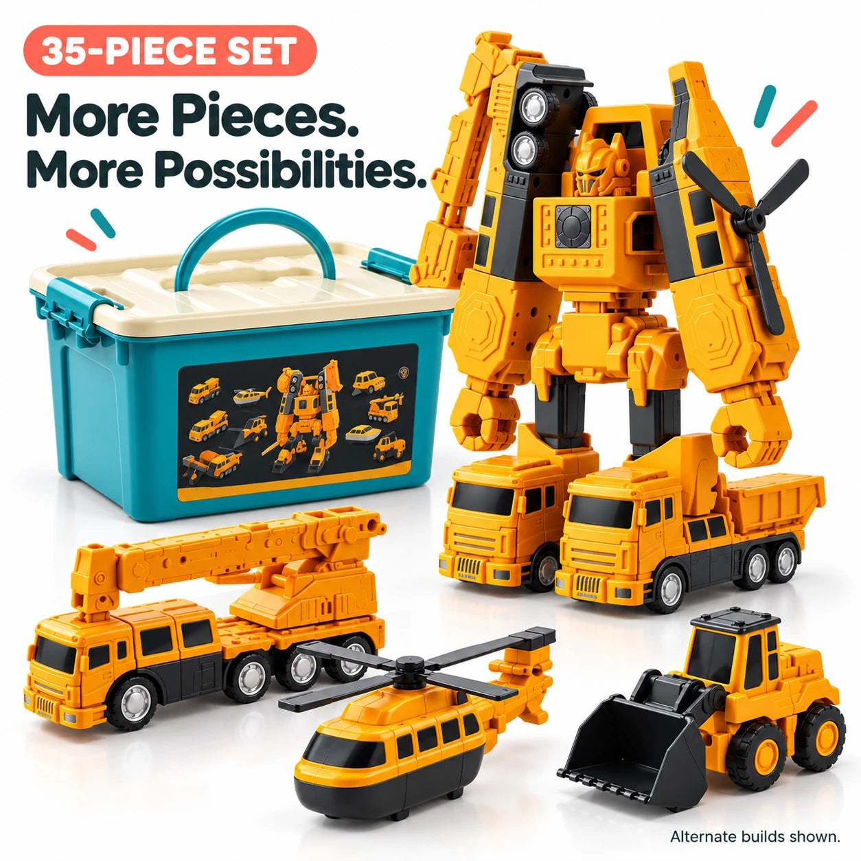 Construction 35 pieces
